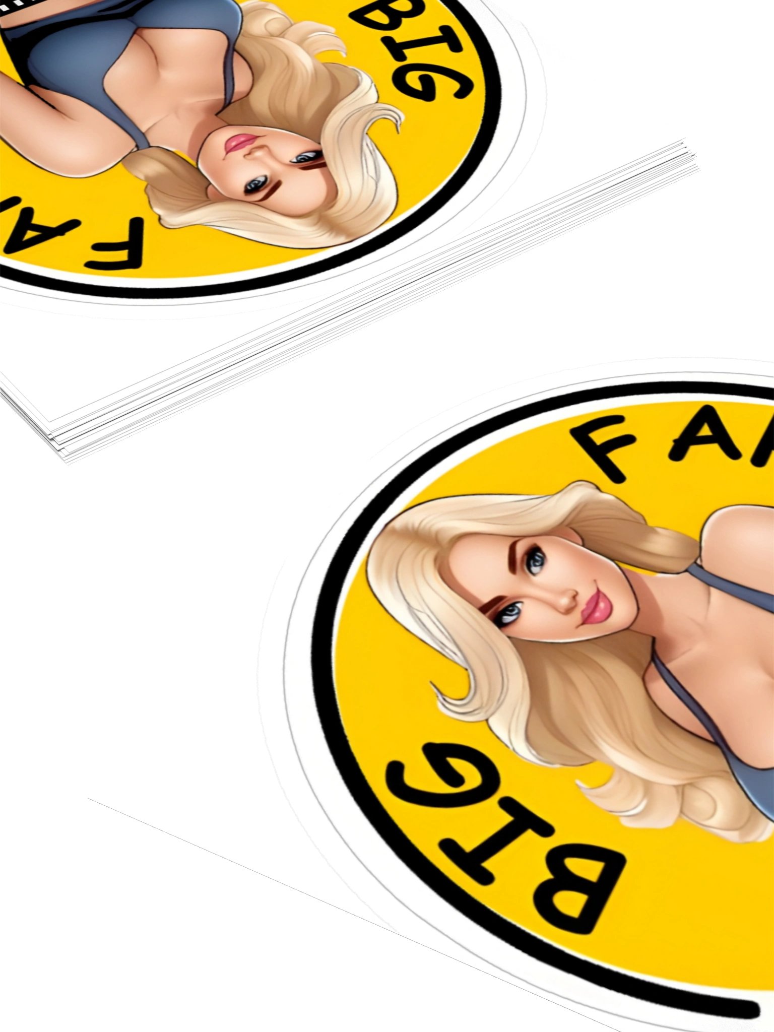 Big Fake Viddies Logo Sticker product image (7)