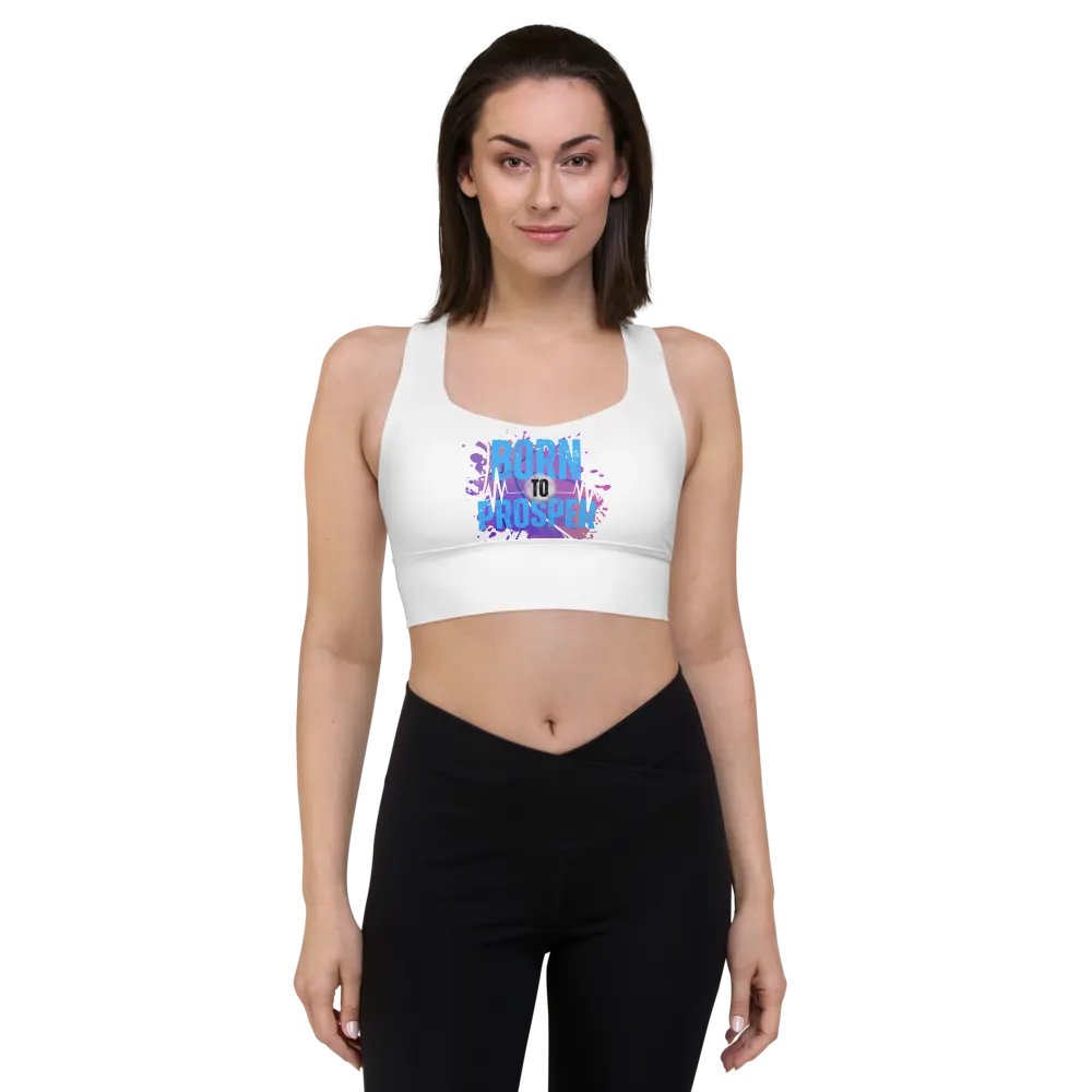 Energize Born to Prosper Padded Workout Sports Bra product image (2)