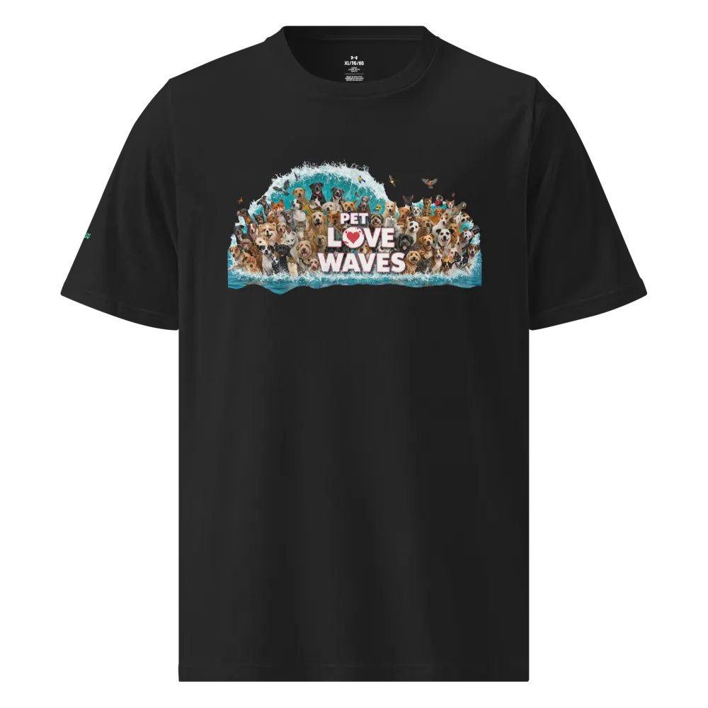 Pet Love Waves Athletic T-Shirt product image (1)