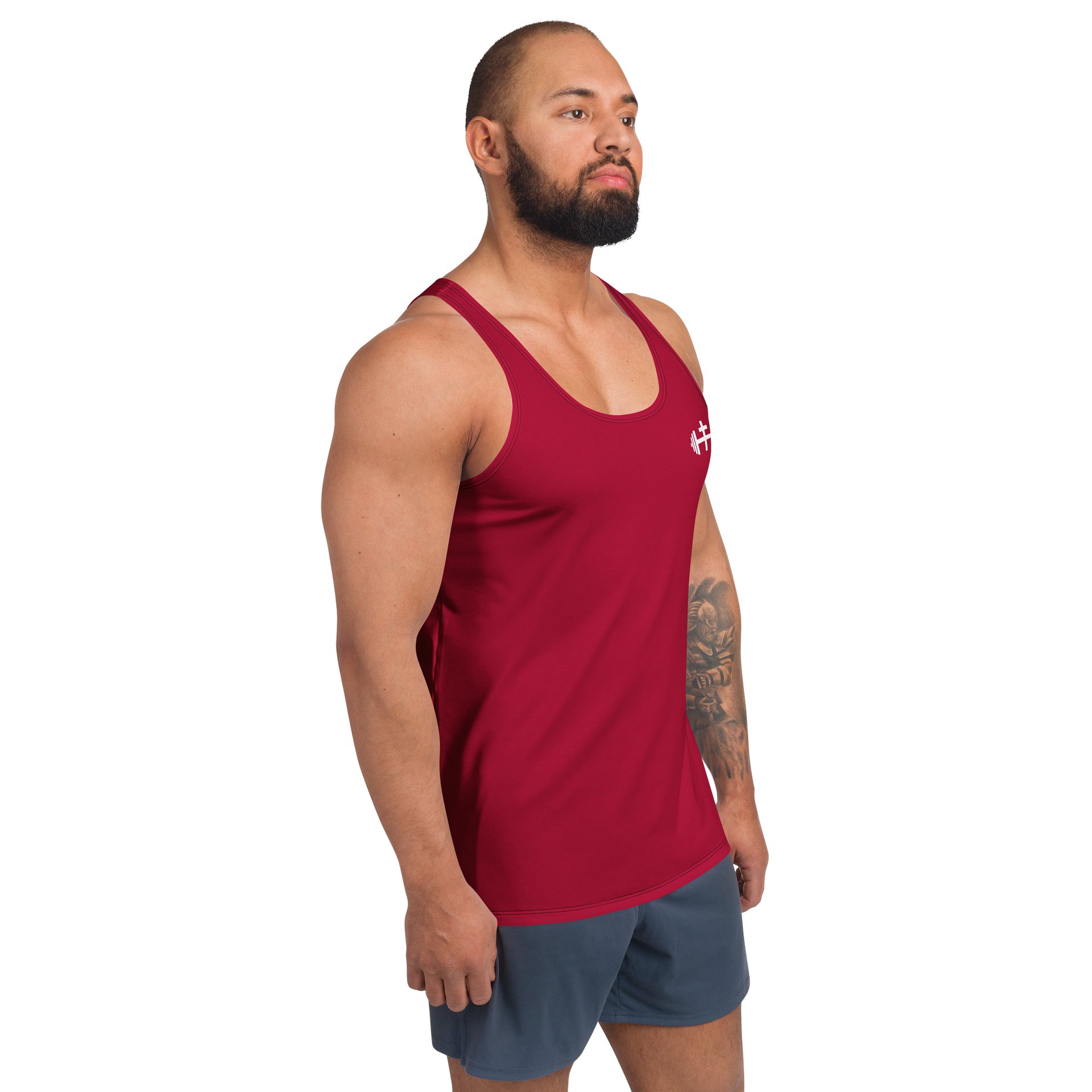 His House Unisex Performance Tank - Red product image (3)