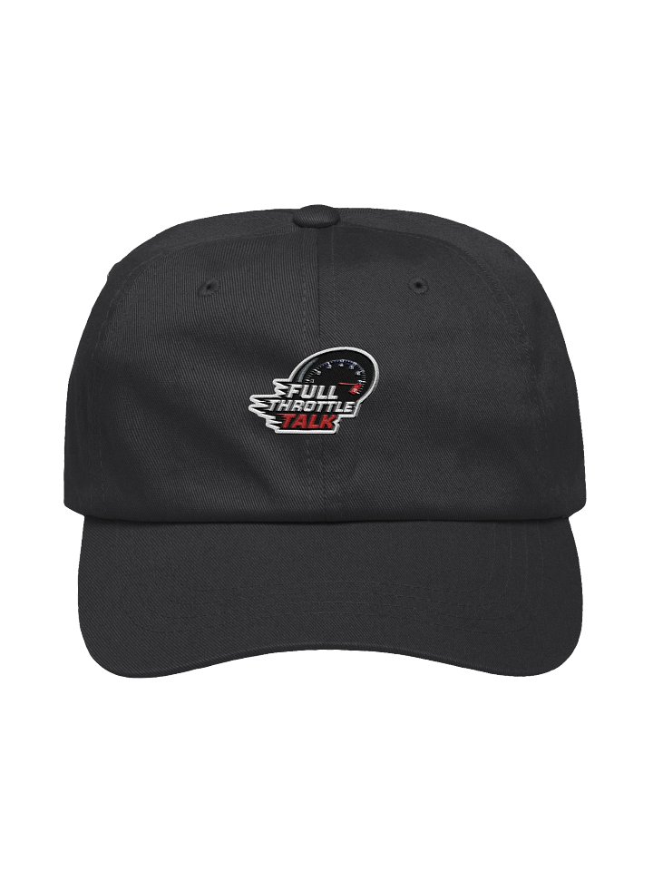 Classic Black Dad Hat | Full Throttle Talk product image (1)