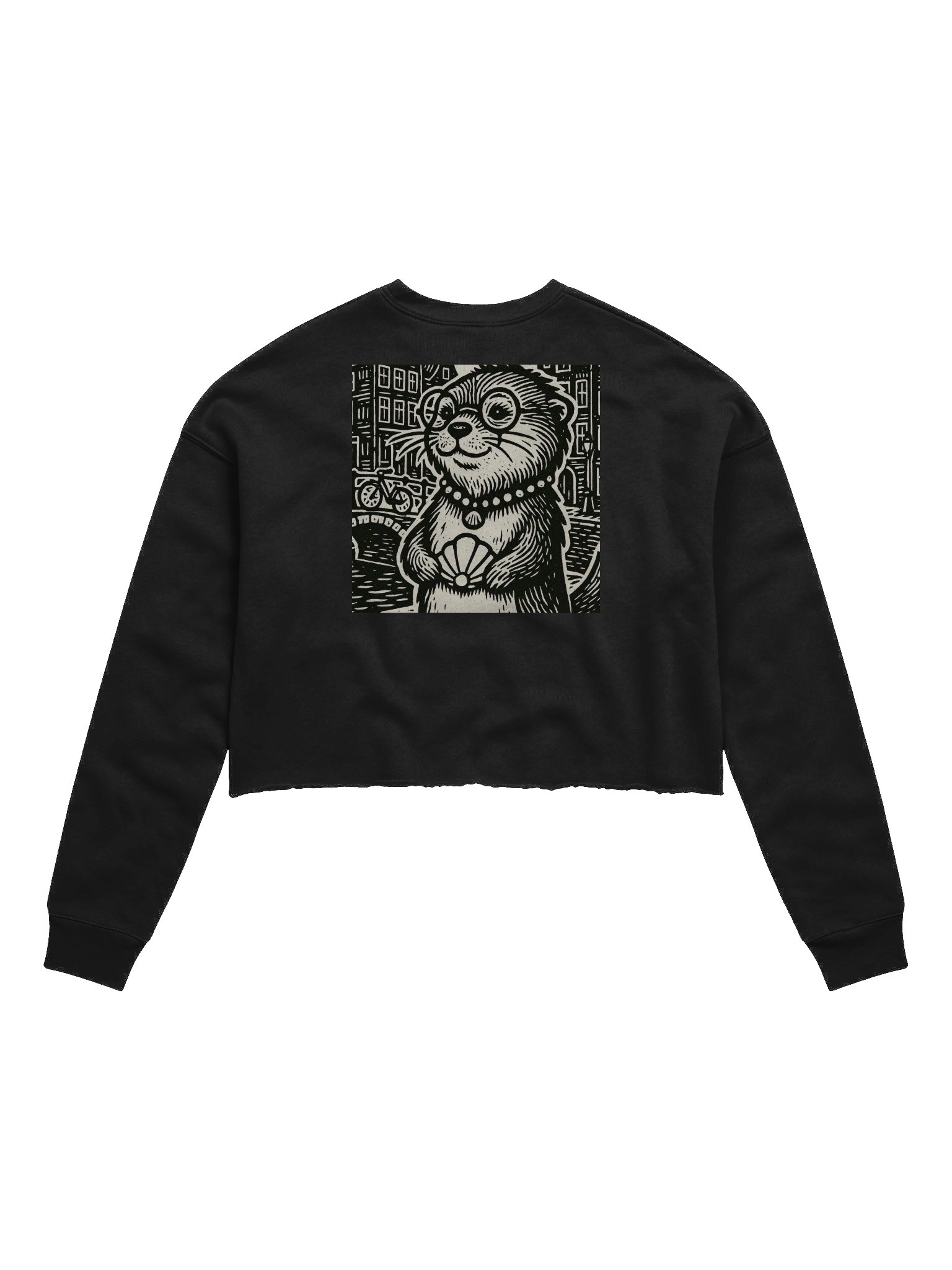 Otter Fleece Crop Sweatshirt product image (2)