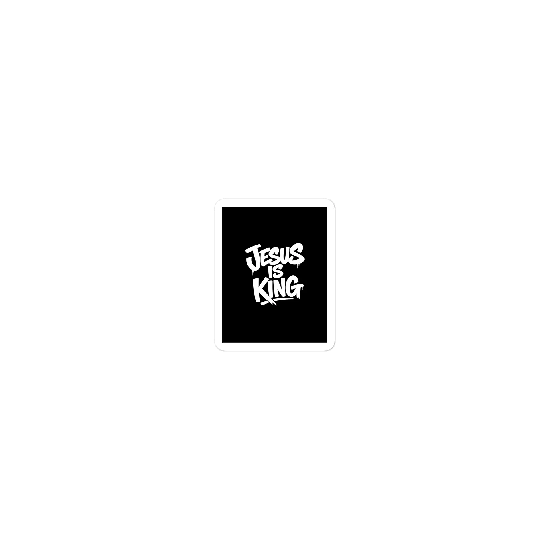 Jesus is King Die-Cut Sticker product image (2)