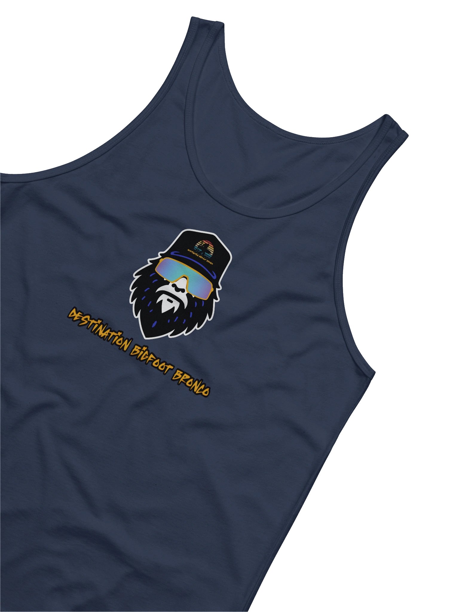 Destination Bigfoot Bronco Synthwave Bella+Canvas Jersey Tank (Multiple Colors Available) product image (5)