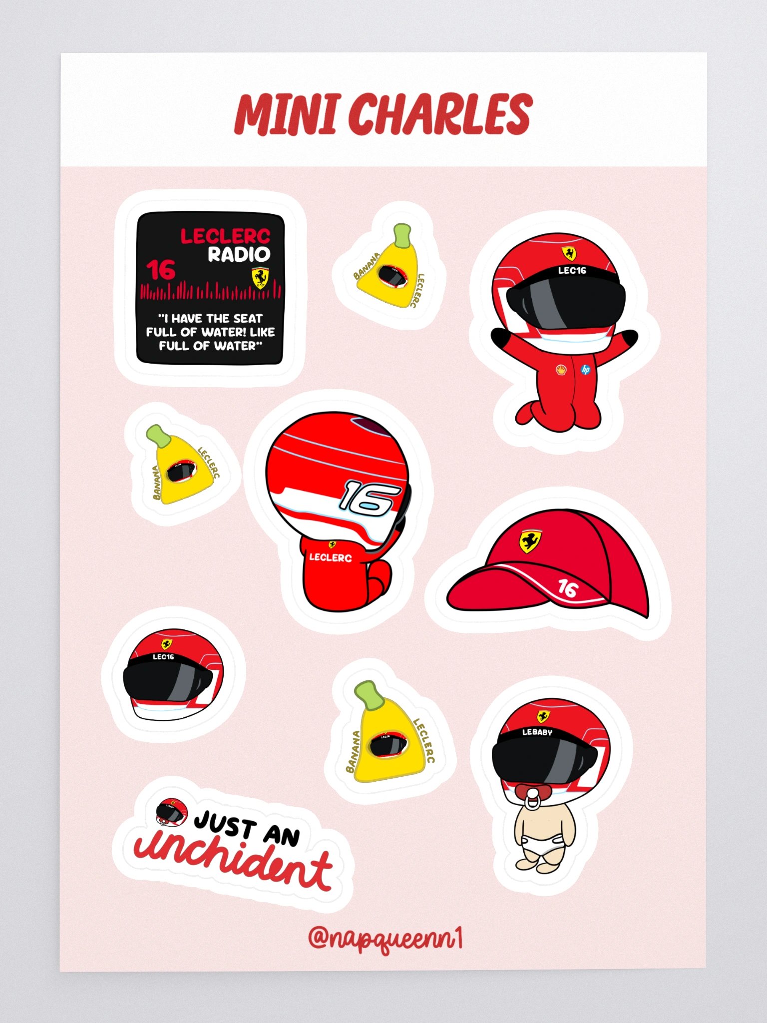 Charles Leclerc - Sticker Sheet product image (3)