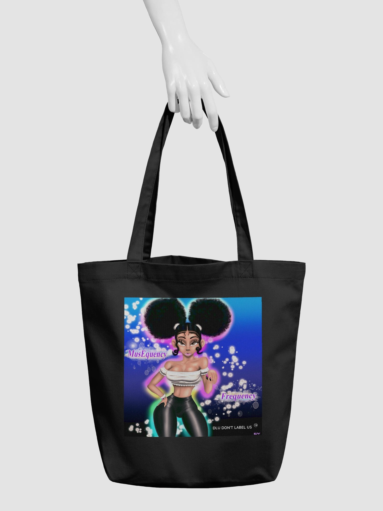 DLU DON’T LABEL US® MusEquency Chic Eco-Friendly Tote Bag product image (3)