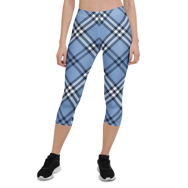 Blue stripes leggings product image (1)