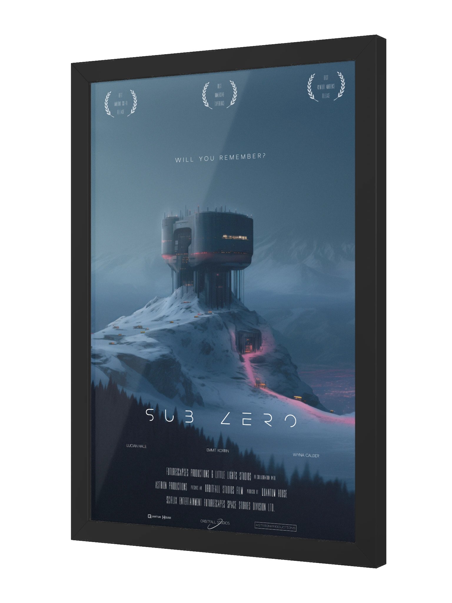 Sub Zero - Faux Movie Poster (Framed) product image (2)