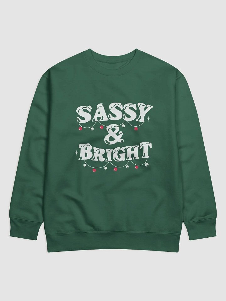 "Sassy & Bright" Crewneck - Green product image (1)