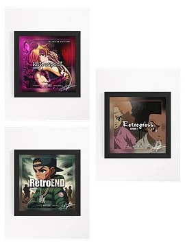 *Signed* Season 1-3 - Framed Artwork Bundle