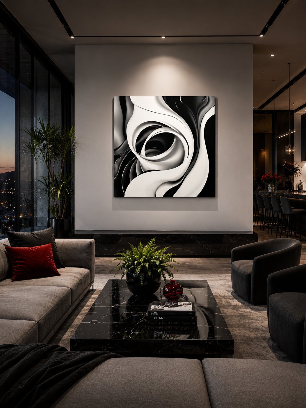 "Crescent Rose" wall art product image (1)