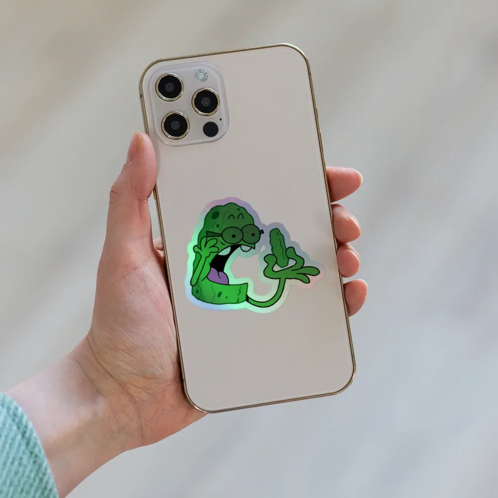 Holographic Surprise Pickle Sticker product image (6)