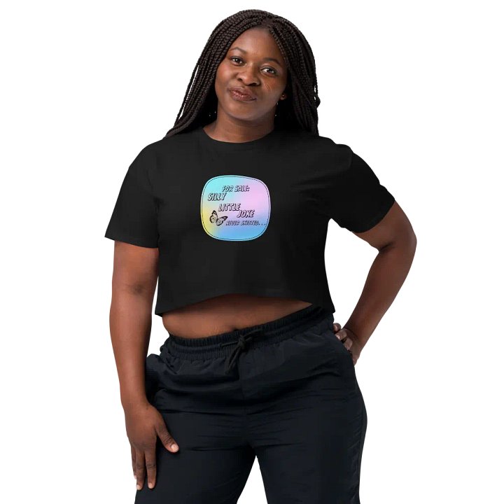 Silly Little Joke Crop Top T-shirt product image (1)