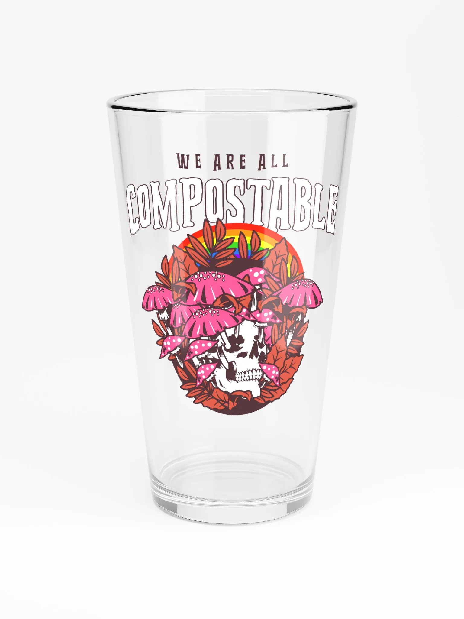 Future Compost pint glass product image (2)
