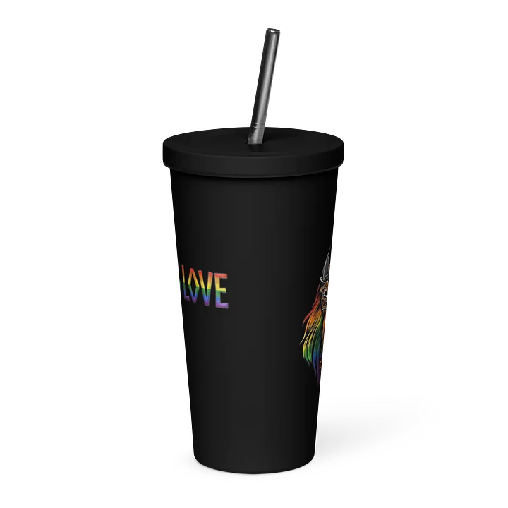 Love Is Love Rainbow Viking Tumbler product image (2)
