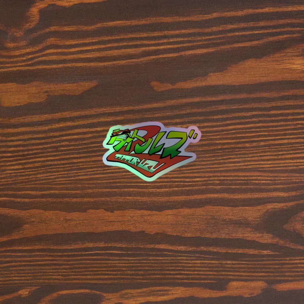 Tatoruzu Logo Holographic Sticker product image (3)