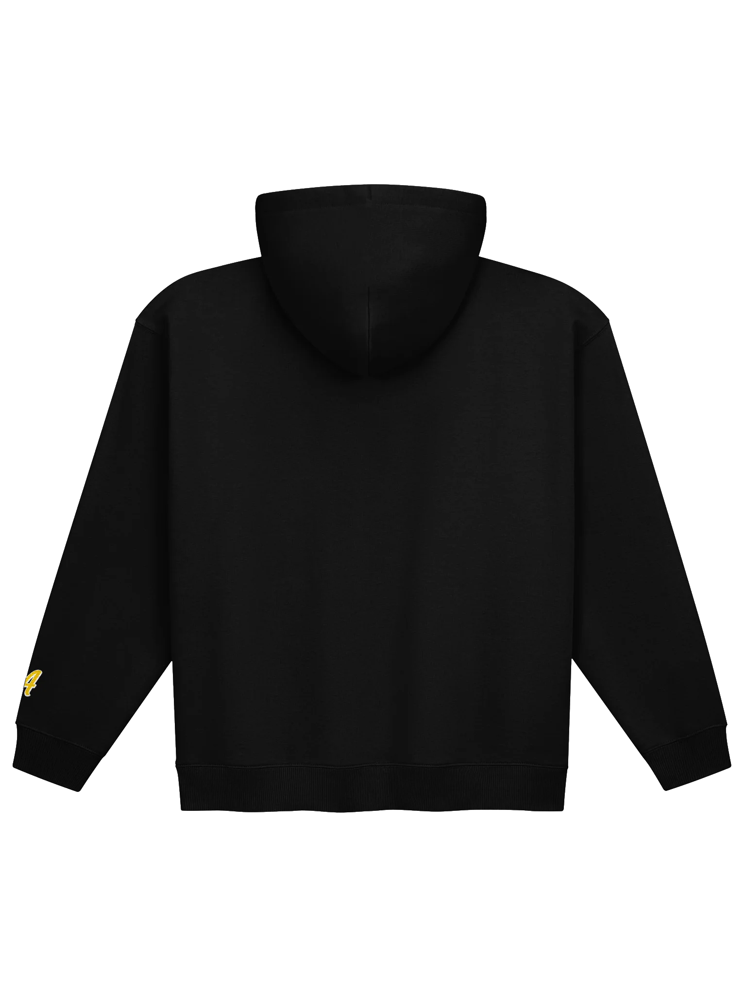 Ahdasee Records Signature Embroidered Hoodie – Black (Gold/White) product image (2)