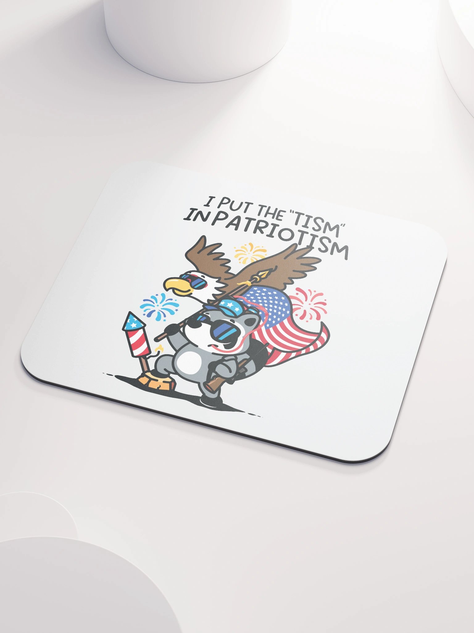'Tism In Patriotism Mousepad product image (3)