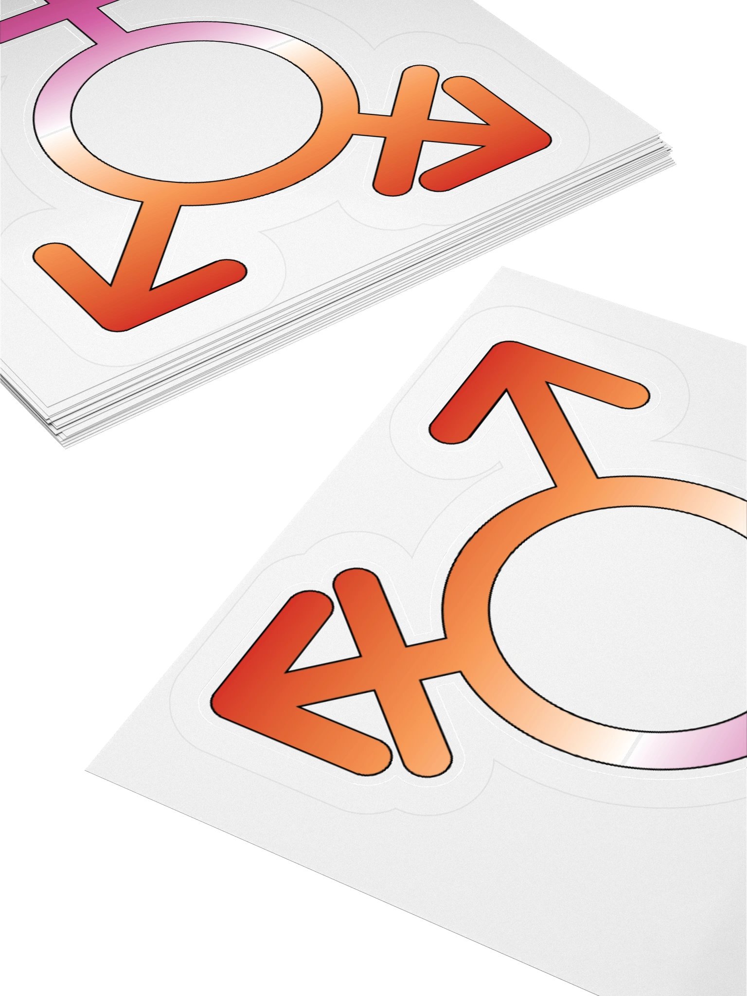 Lesbian Transgender Symbol Sticker product image (11)
