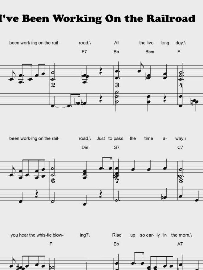 I've Been Working On the Railroad - CS - Piano sheet music product image (1)
