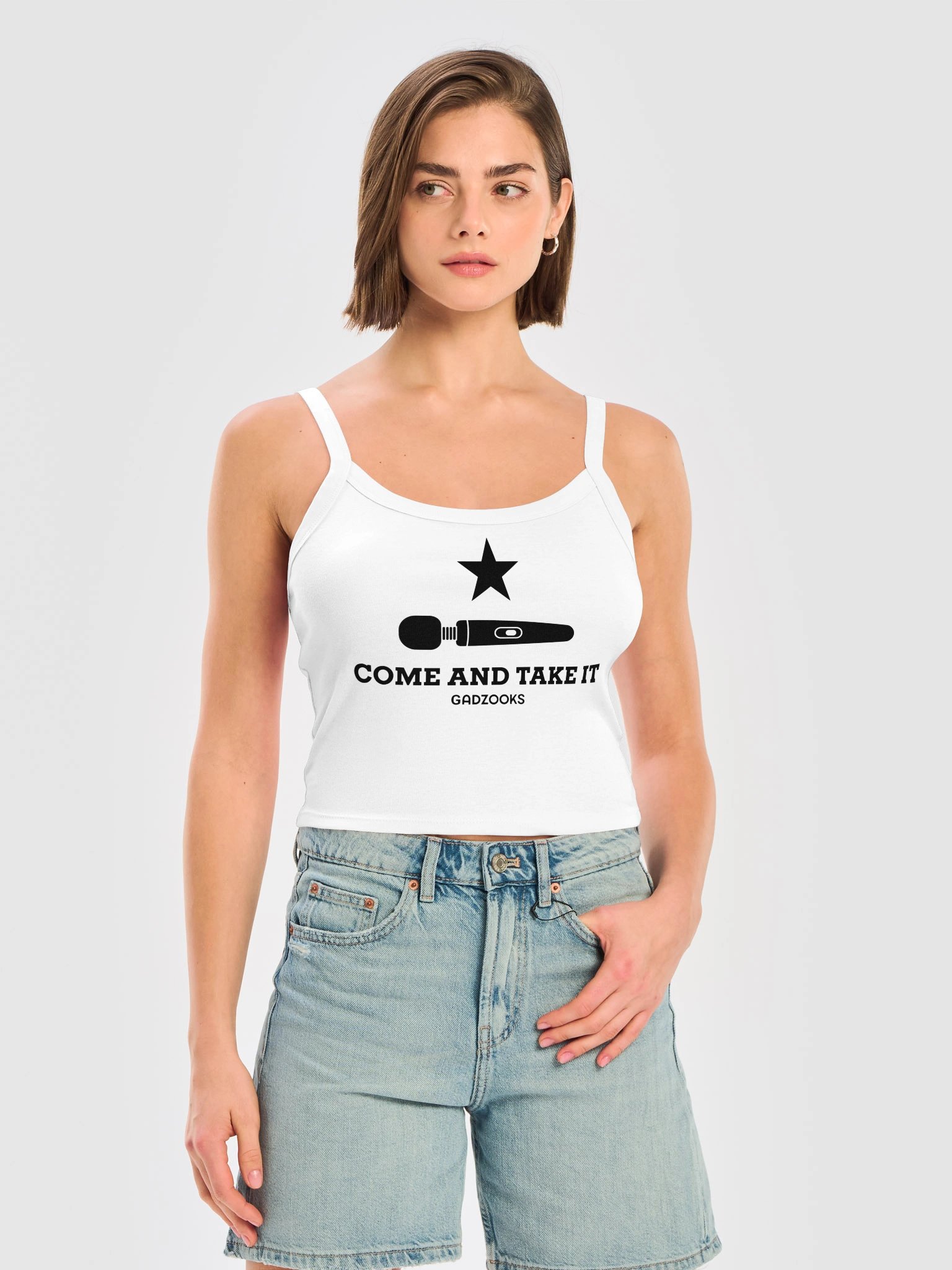 Come and Take It Tank Top in Black product image (20)