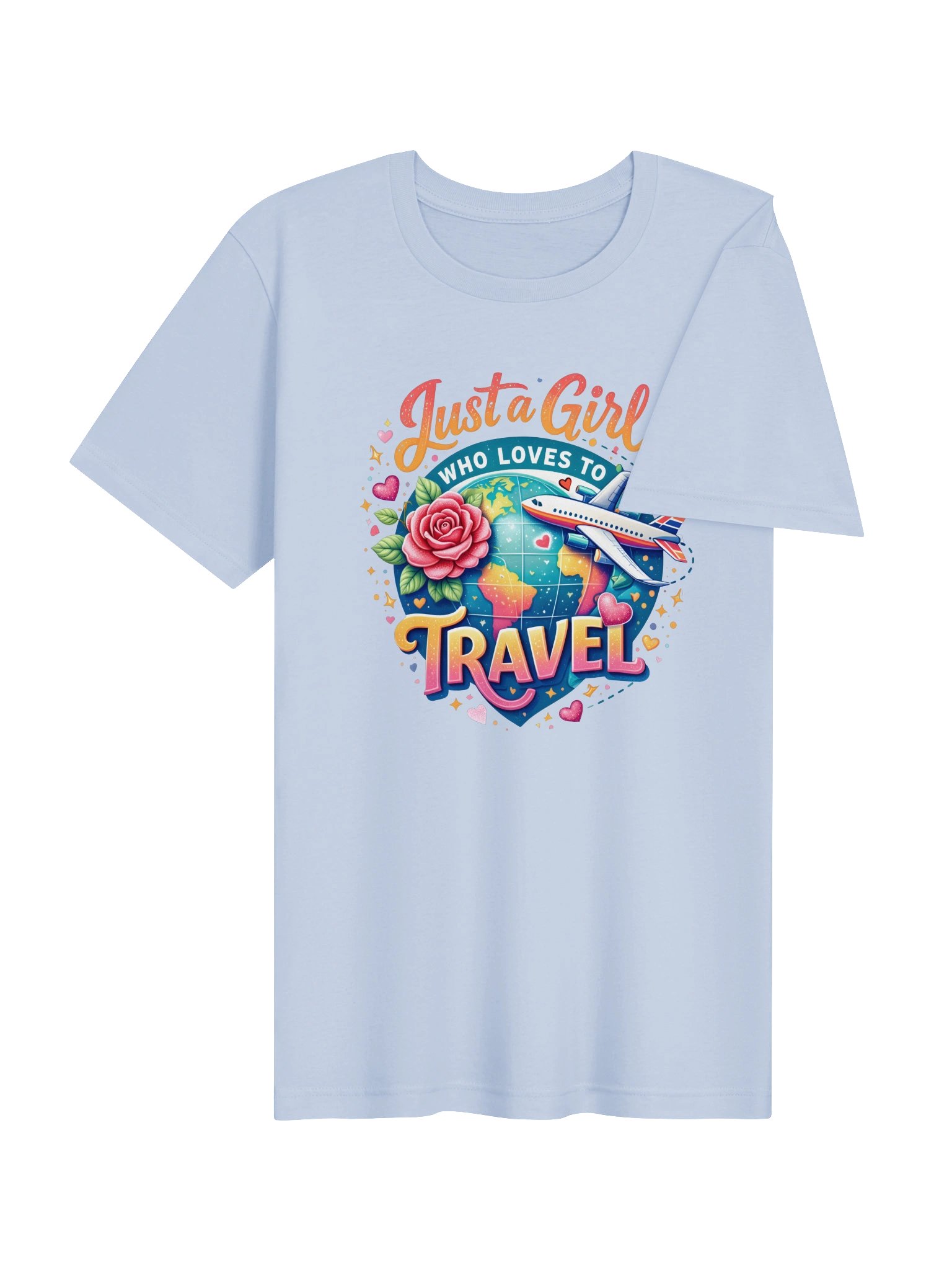 Just a Girl Who Loves to Travel T-Shirt product image (4)