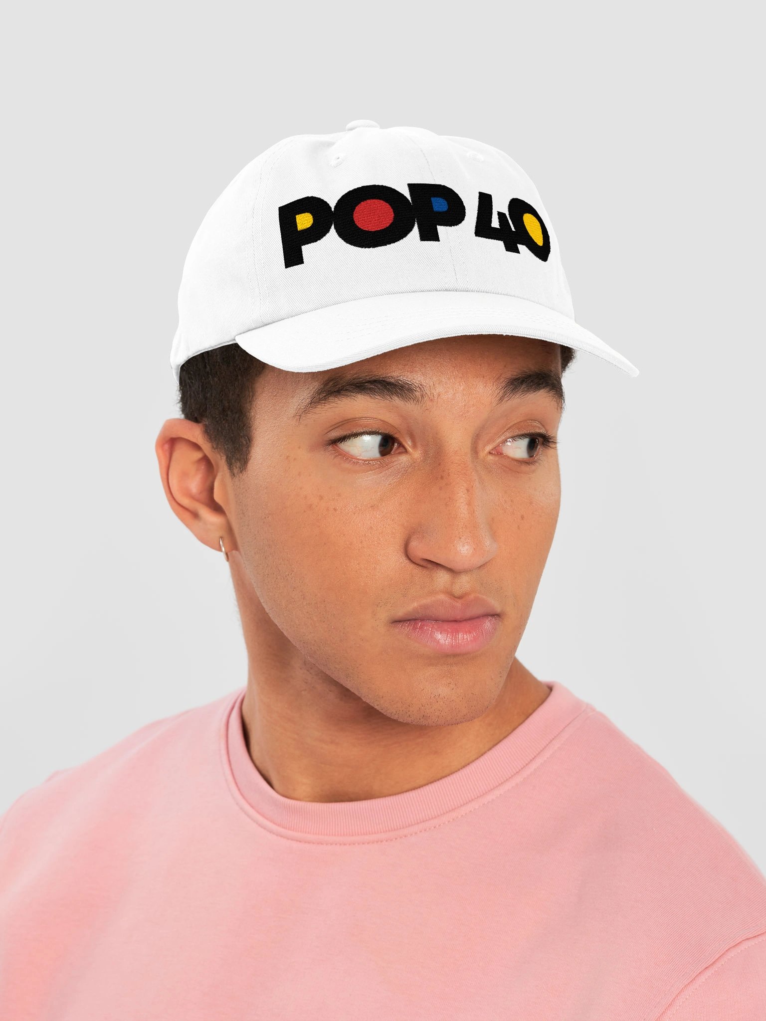POP40 - Dad Hat (White) product image (6)
