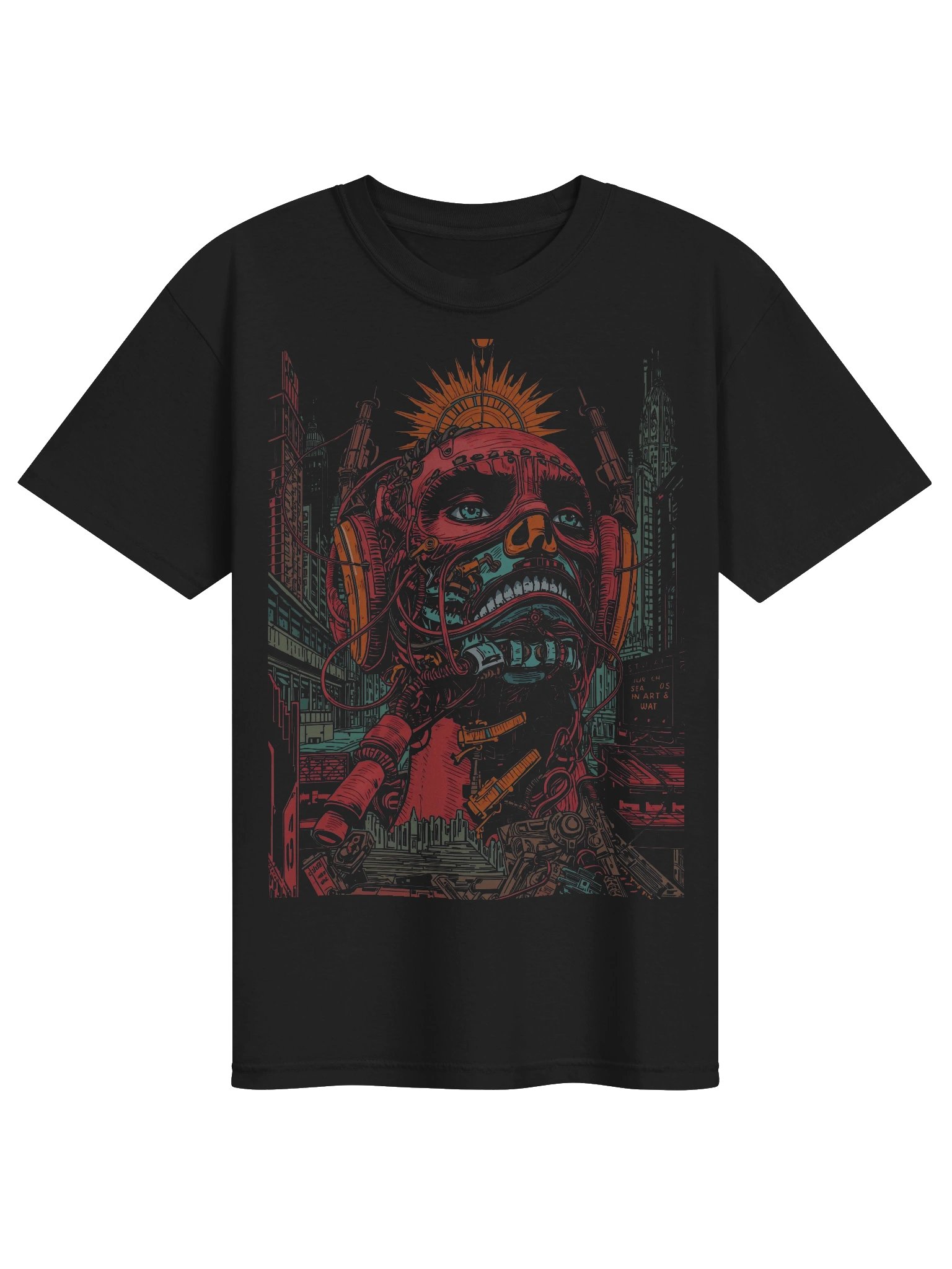 Cybernetic Soundwaves Heavyweight T-Shirt product image (1)