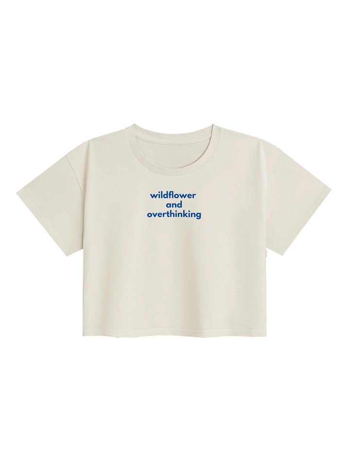 Wildflower & Overthinking Crop Top product image (1)