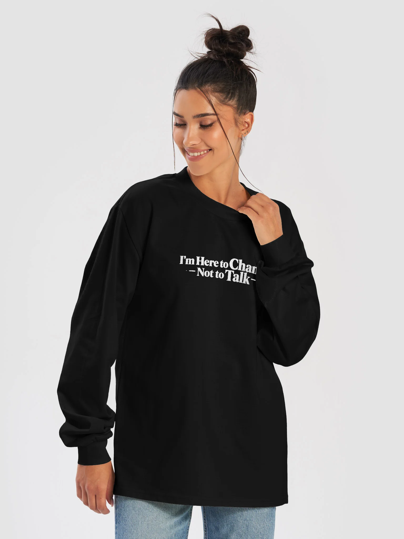I'm Here to Chant — Not to Talk — Long Sleeve Shirt product image (6)