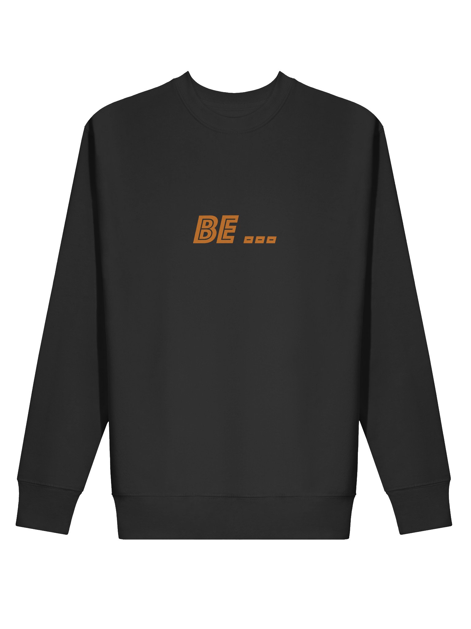 Bold Orange Letter Printed Premium Sweatshirt product image (7)