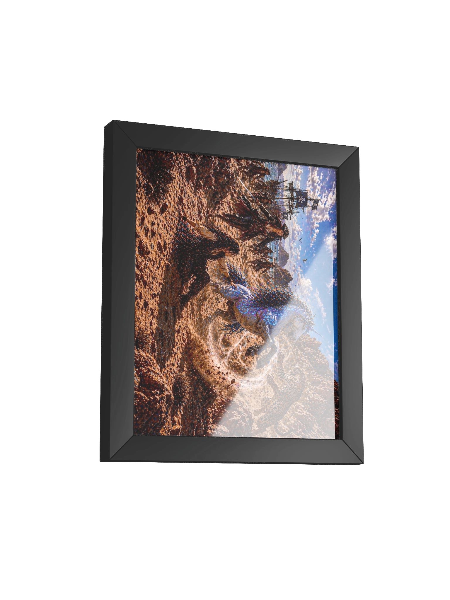 Pirate Unicorns - Battle Ready Framed Poster product image (4)
