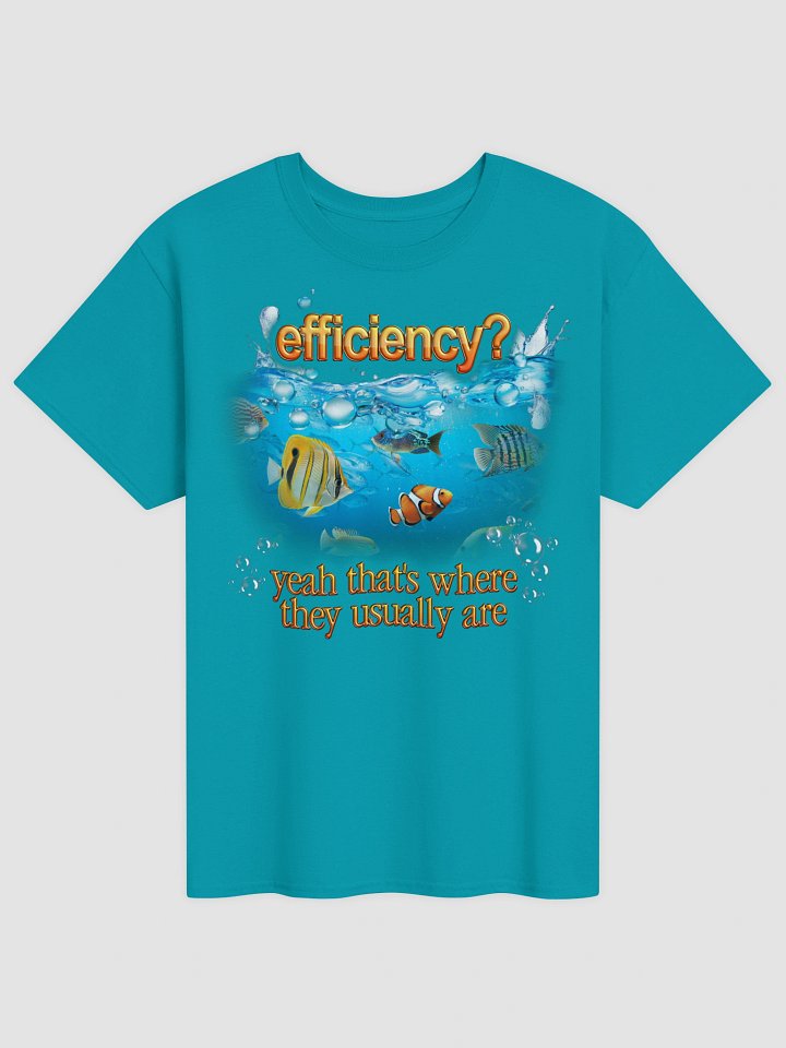 Efficiency Fish Pun T-shirt product image (2)