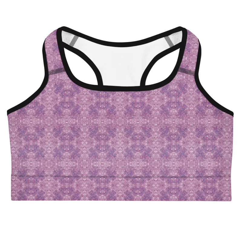 Cabbage Whorl – Customizable Basic Sports Bra product image (2)