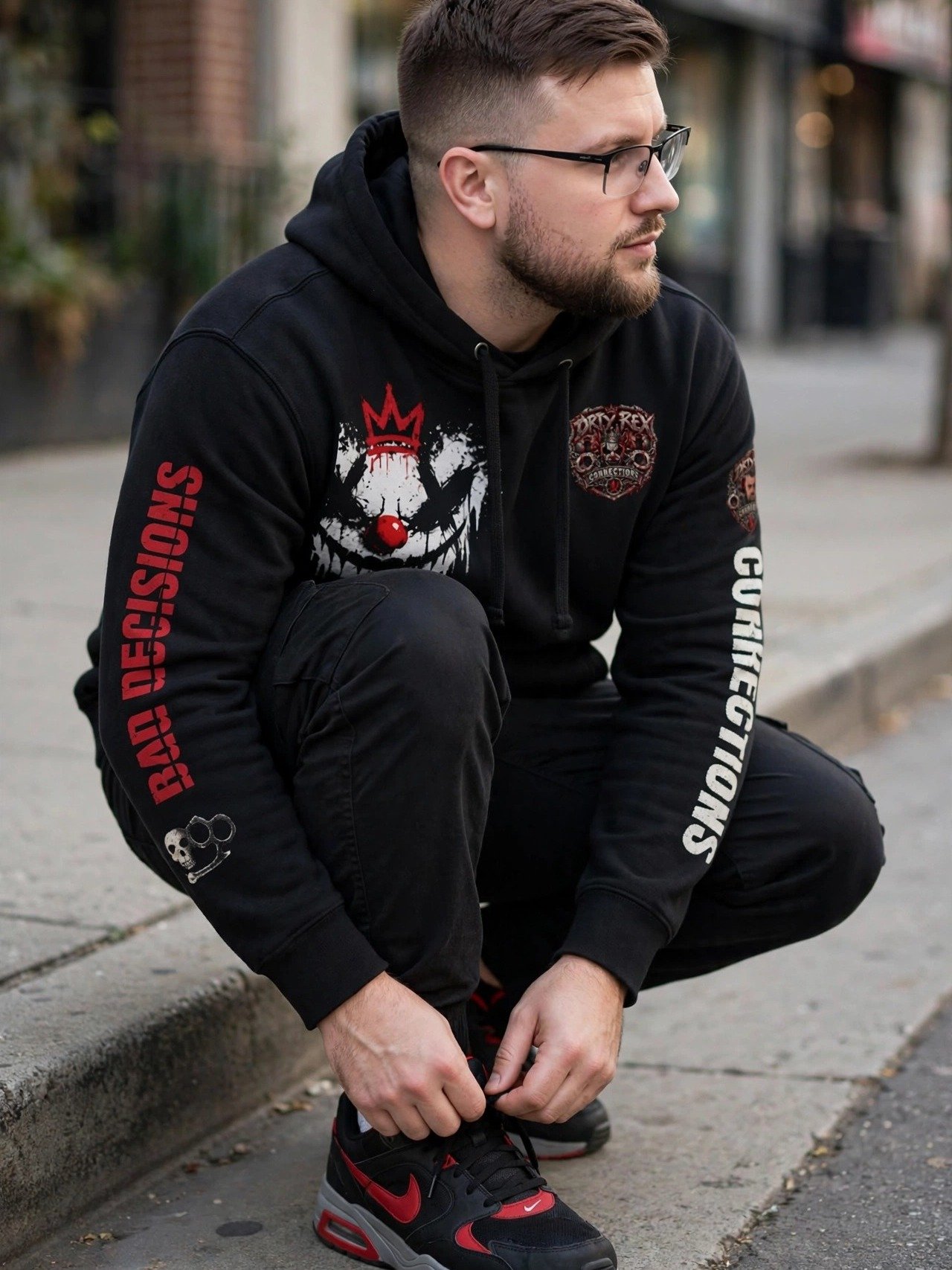 DRTY REX Bad Decisions Hoodie — Lane Seven Edition product image (1)