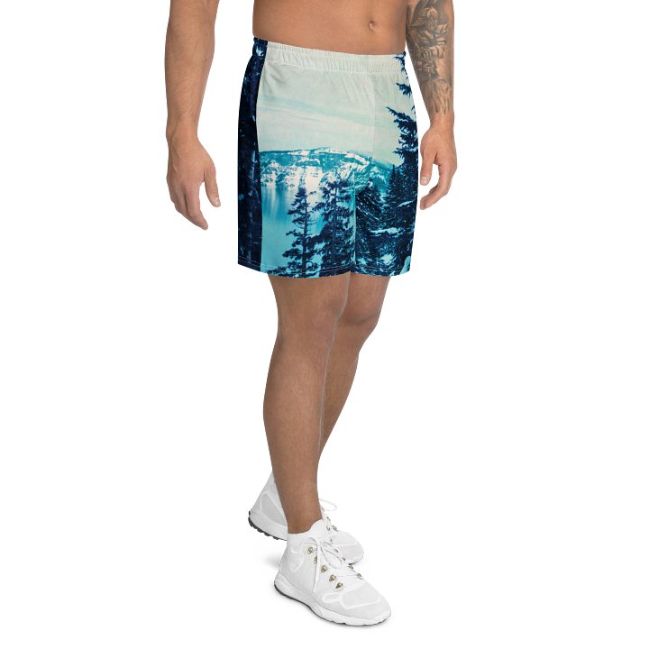 Crater Lake Lomography Athletic Shorts product image (2)
