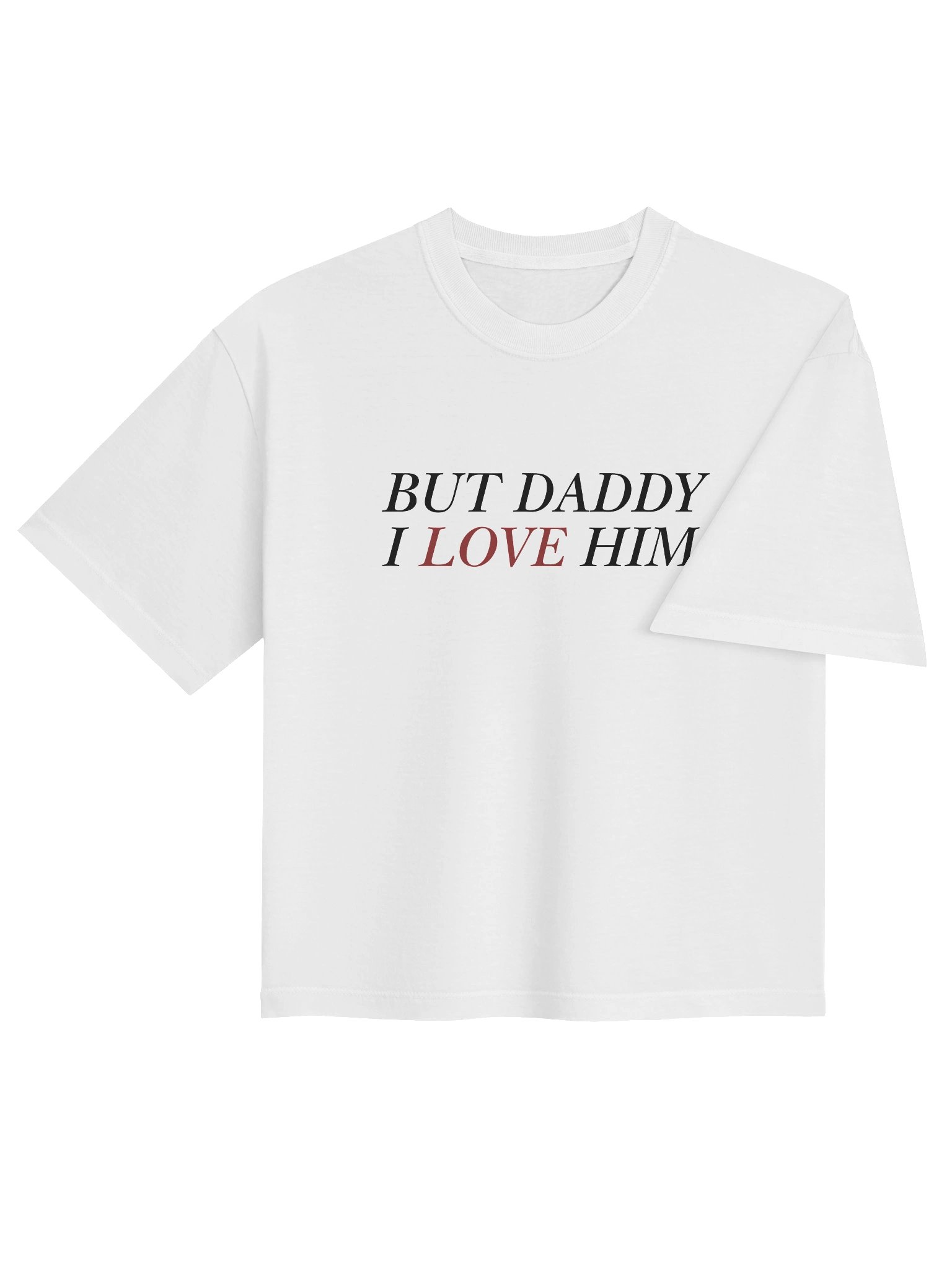 But Daddy I Love Him Boxy Cropped T-Shirt product image (4)
