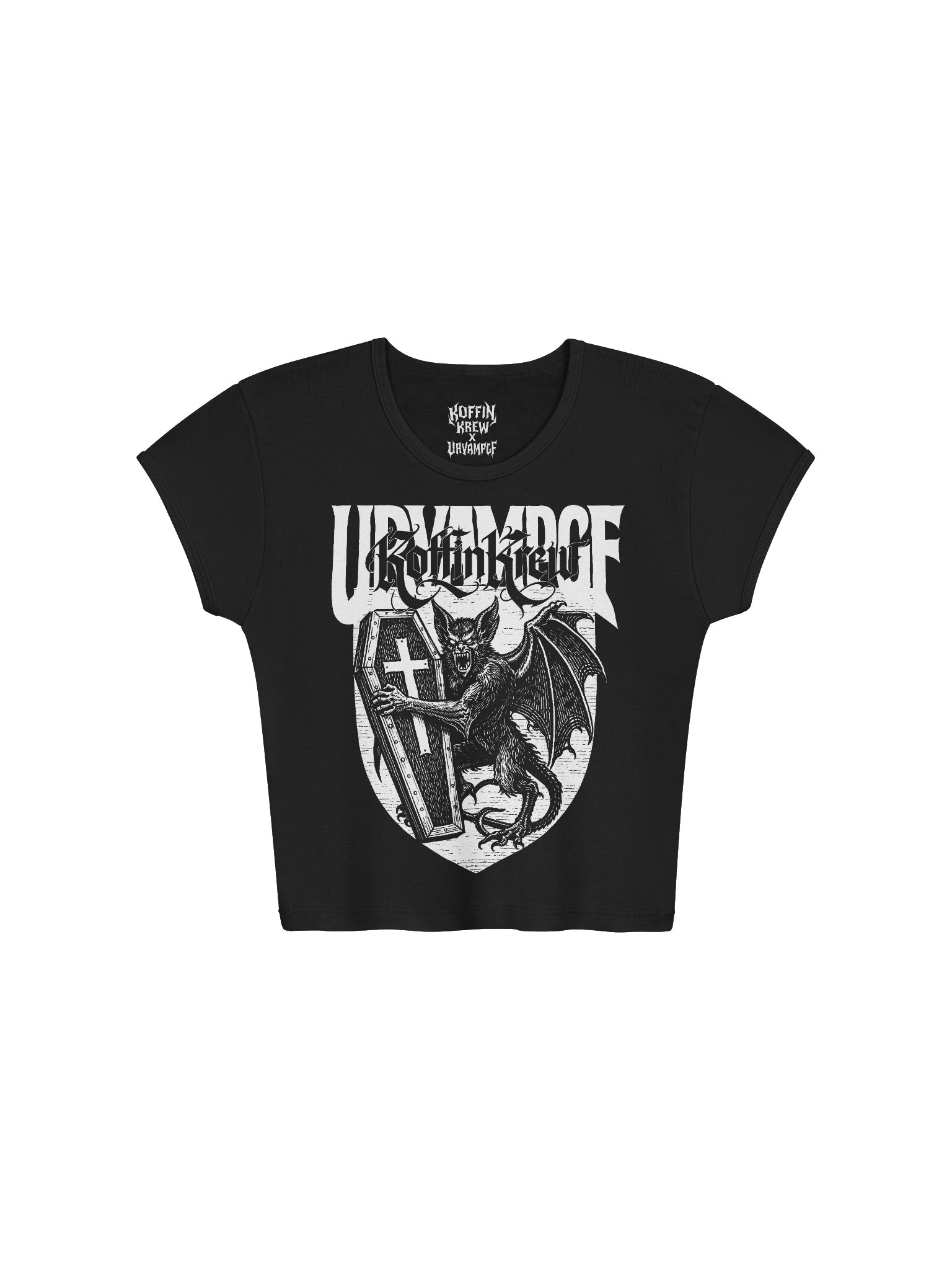 Love Me After Dark Womens Baby Rib Crop Top product image (1)