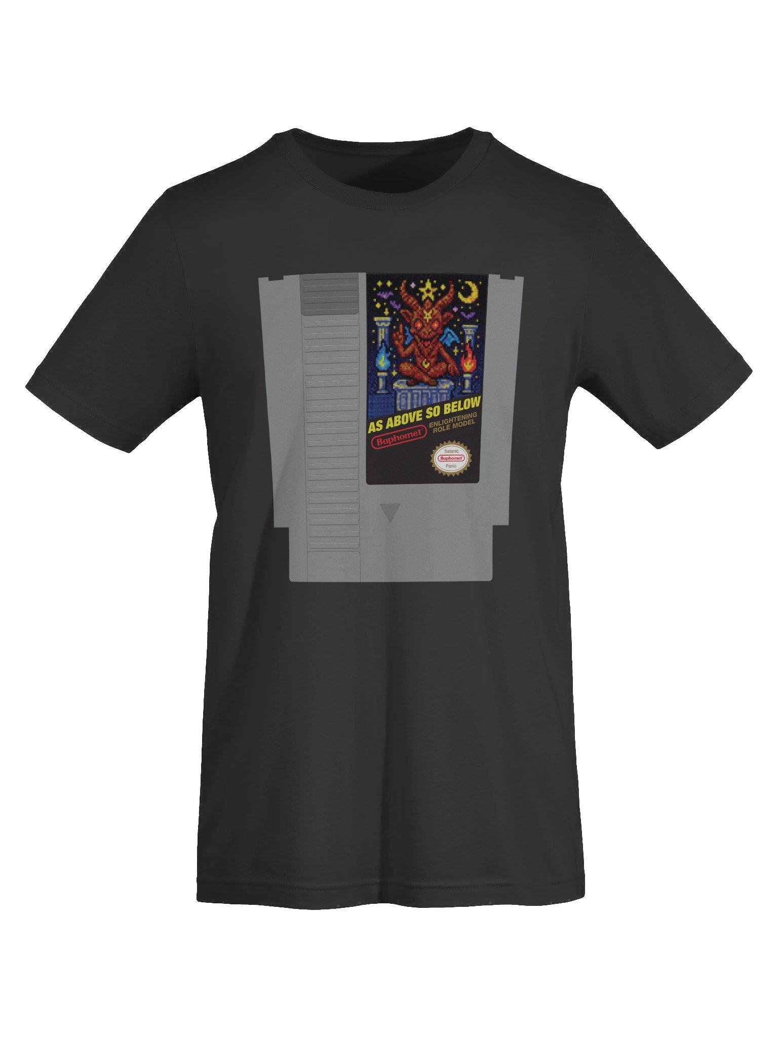 Baphomet: 8-Bit Boss Tee product image (67)