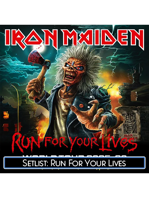 Run For Your Lives Setlist | Iron Maiden Tabs | PDF + Guitar Pro product image (1)