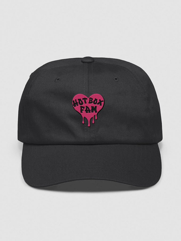 HOT BOX FAM SOLID PINK LOGO EMBROIDERY DAD HAT product image (1)
