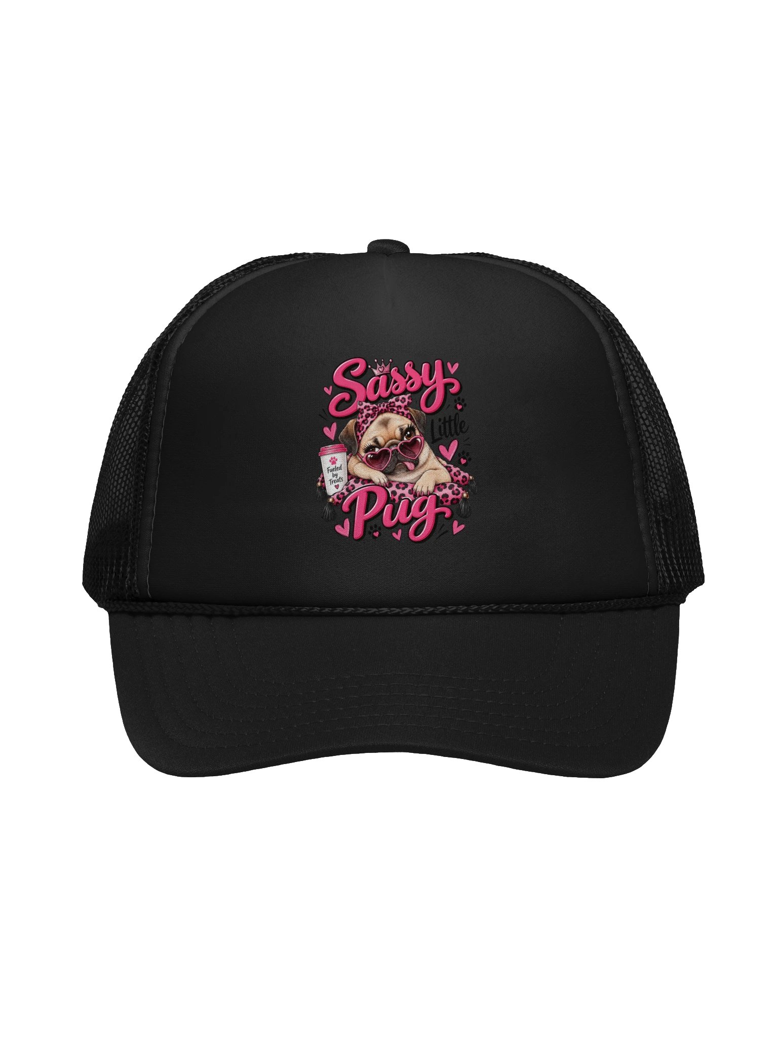 Sassy Pug Trucker Hat product image (1)