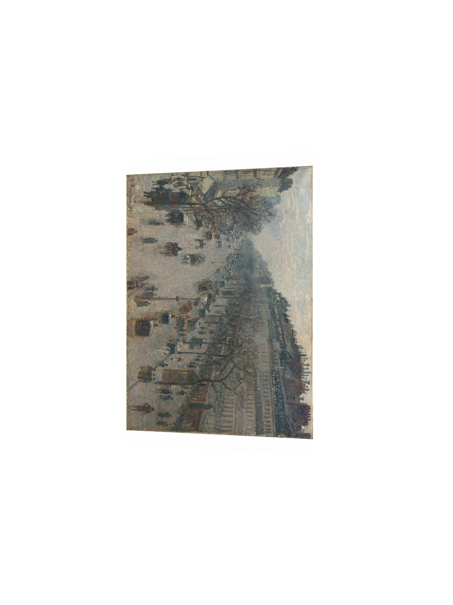 Pissarro, The Boulevard Montmartre on a Winter Morning — Fine-Art Poster product image (3)