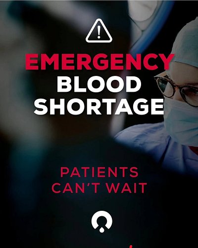 We  donated blood again this week, and we're sharing this because the need is incredibly urgent. Right now, there is a severe...
