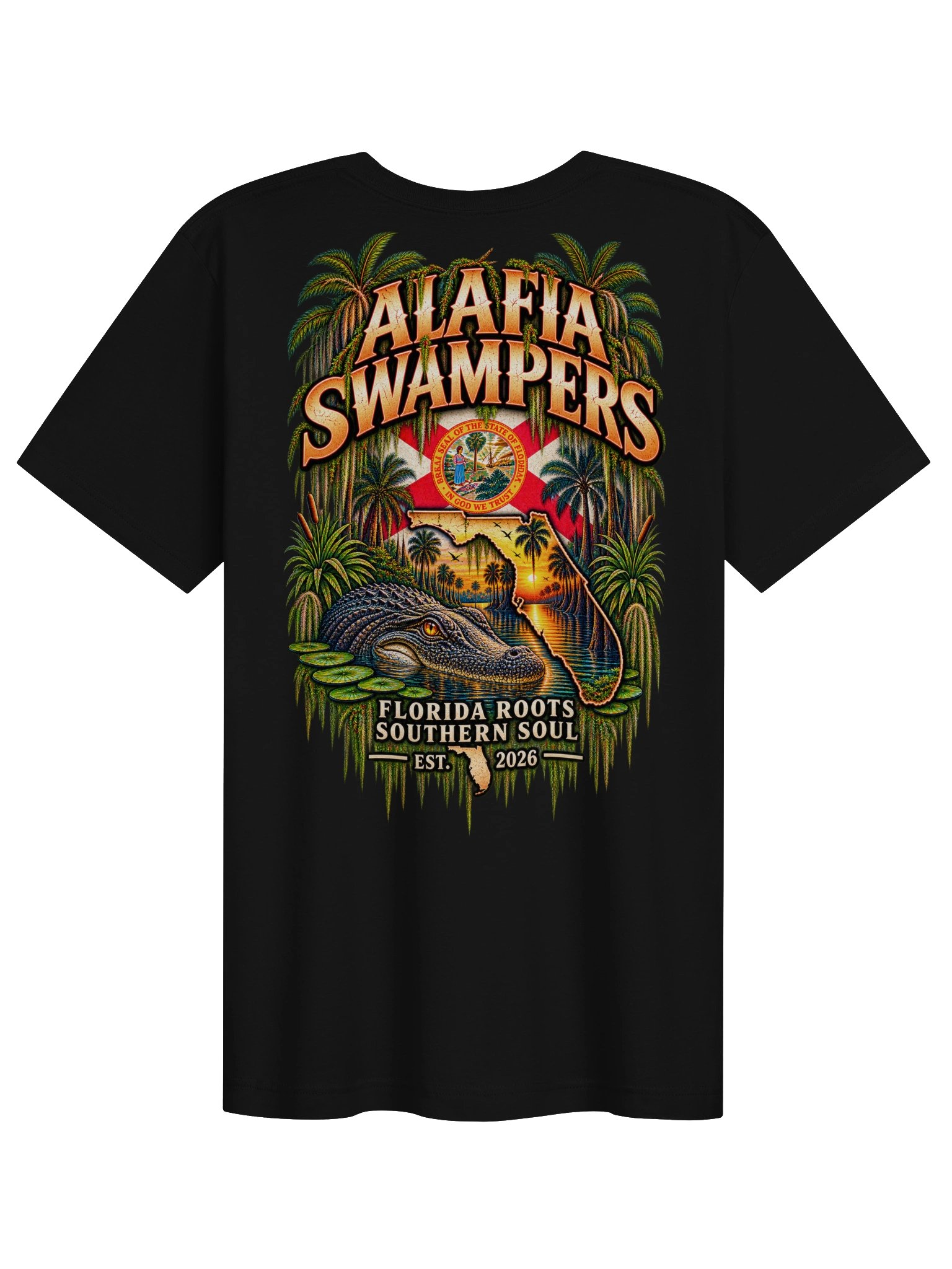 Alafia Swampers – Florida Roots Southern Soul T-Shirt product image (1)