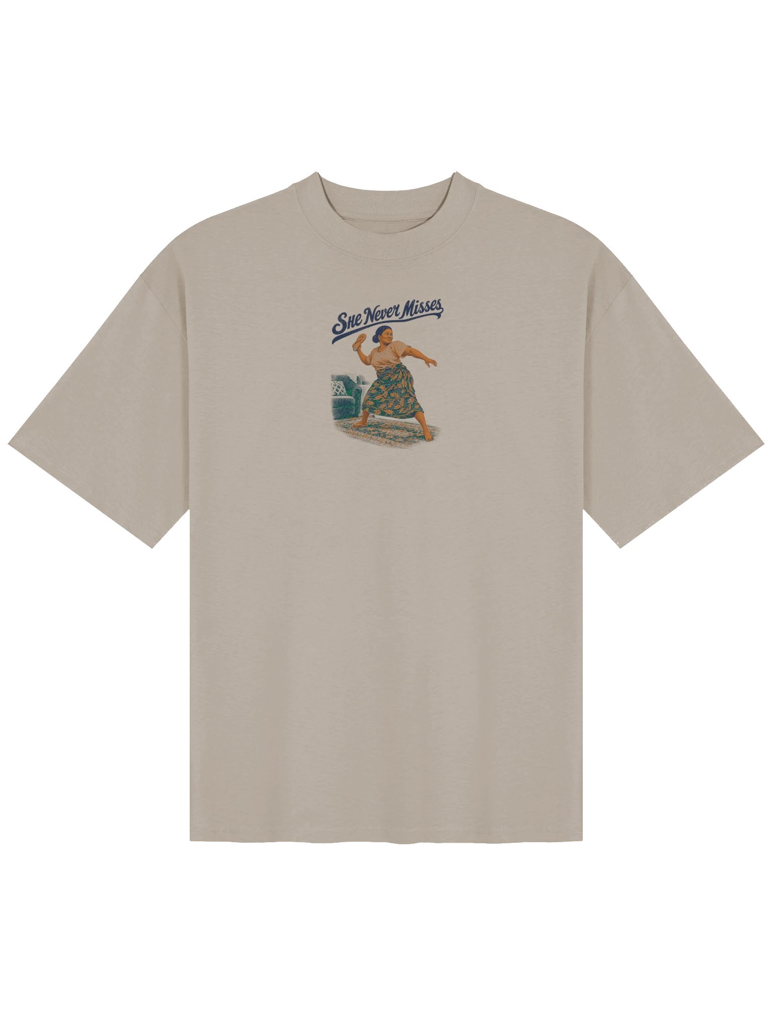 She Never Misses (Oversized tee) product image (1)