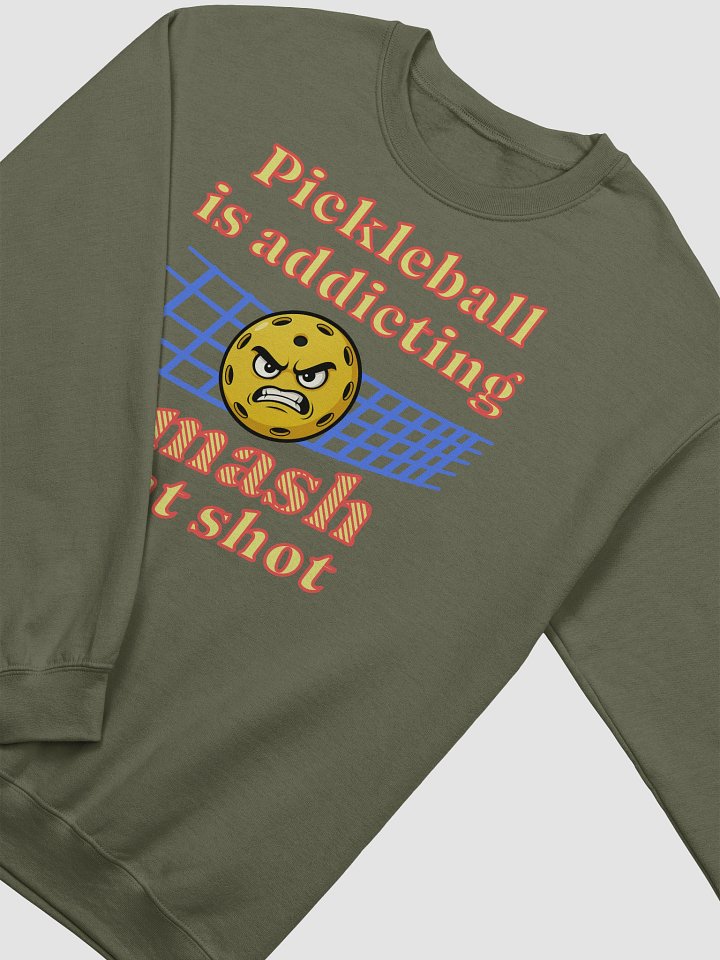 Pickleball Is Addicting Smash That Shot Crewneck Sweatshirt product image (12)