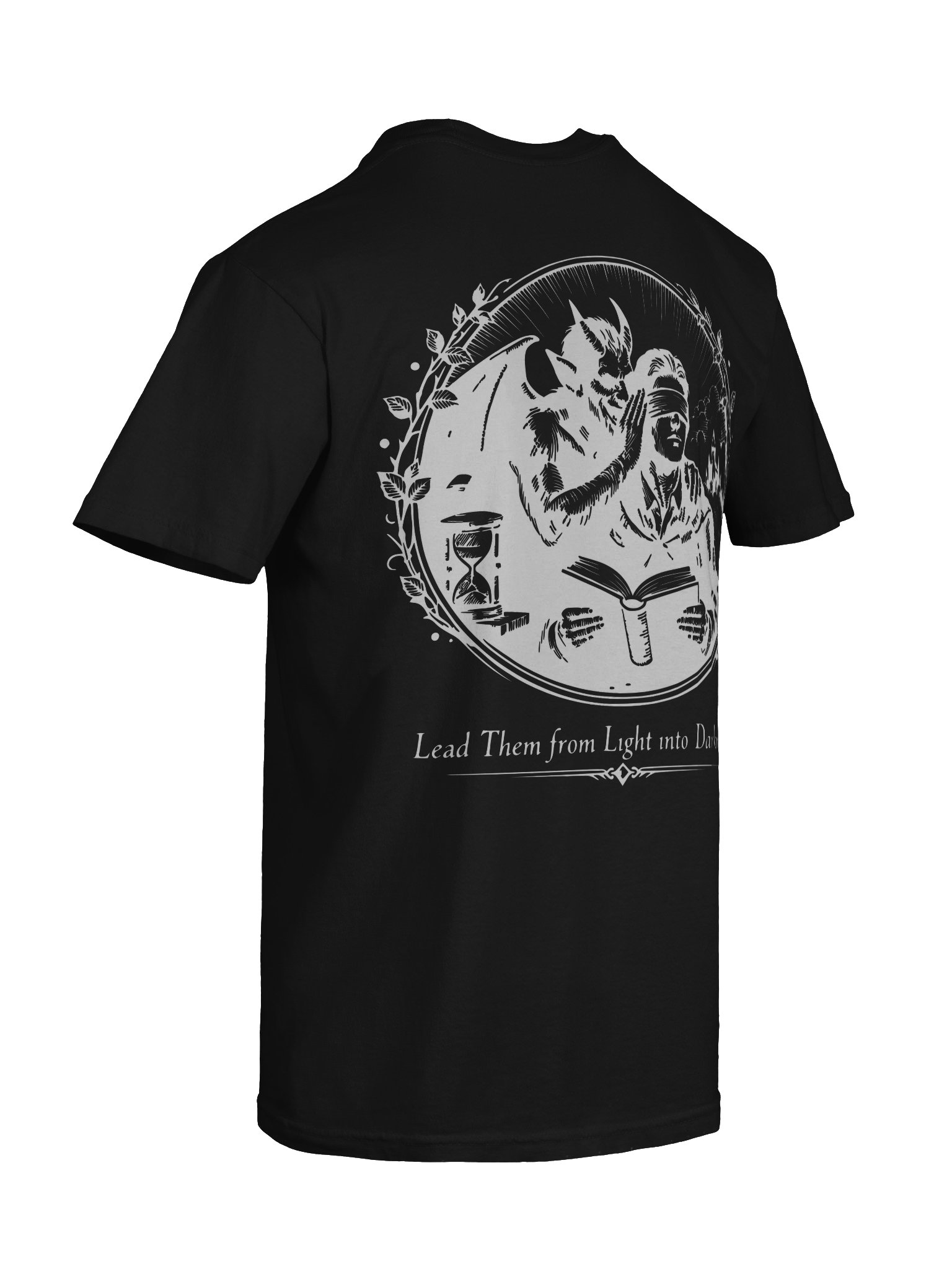 Blinded to the Light (White on Black/Color) (Back) product image (8)