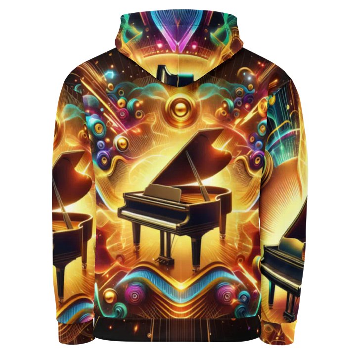 Piano Musical Instrument - All-Over Unisex Hoodie #24 product image (2)