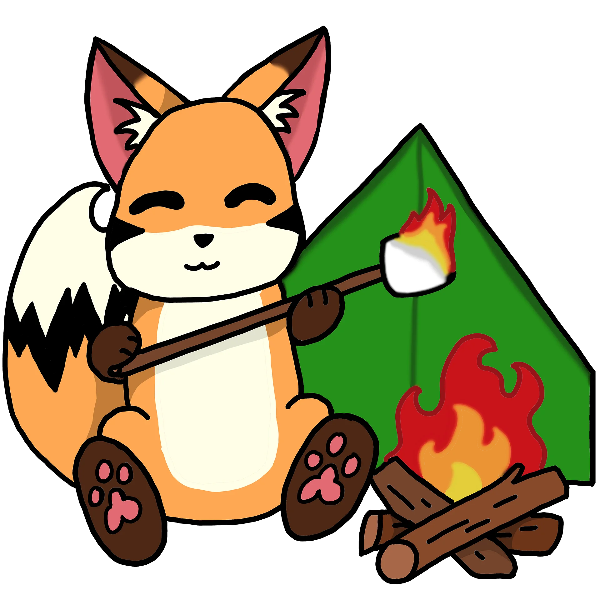Summer - Camping Sticker product image (1)